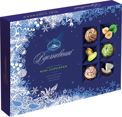 Набор конфет ВДОХНОВЕНИЕ Mini Cupcakes, 165г, фотография