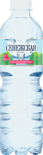 Вода питьевая СЕНЕЖСКАЯ негазированная, 0.5л, вид