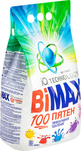 Стиральный порошок BIMAX 100 Пятен Automat универсальный, автомат, 6кг, изображение