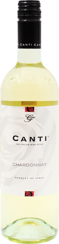 Вино CANTI Шардоне белое полусухое, 0.75л