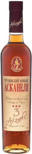 Коньяк АСКАНЕЛИ Грузинский ординарный 3 года 40%, 0.5л, детальное фото