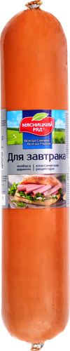 Колбаса вареная МЯСНИЦКИЙ РЯД Для завтрака, весовая, крупный план