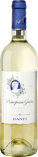 Вино BANFI Principessa Gavia Gavi ординарное сортовое белое сухое, 0.75л, детальное фото