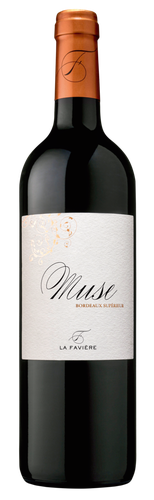 Вино MUSE La Faviere Бордо Сюпериор выдержанное красное сухое, 0.75л, вид