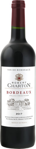 Вино ROBERT CHARTON Бордо ординарное красное сухое, 0.75л, фото