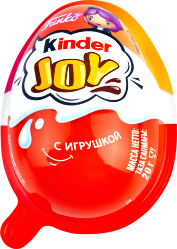 Изделие кондитерское KINDER Joy Girls с хрустящими шариками и игрушкой, 20г, картинка