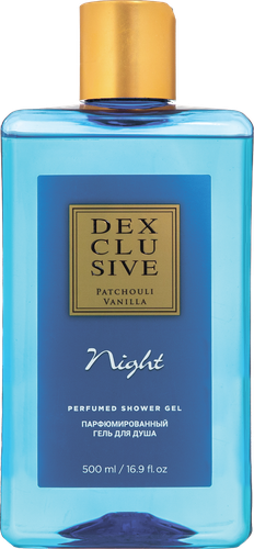 Гель для душа DEXCLUSIVE Пачули, ваниль, парфюмированный, 500г, фотография