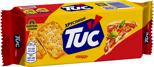 Крекер TUC Pizza Пицца, 100г, крупный план