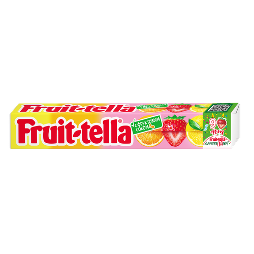 Конфета жевательная FRUIT-TELLA Ассорти, 41г, фотография