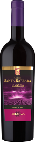 Вино CASTILLO SANTA BARBARA Crianza Ла Манча выдержанное красное сухое, 0.75л