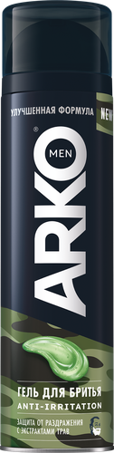 Гель для бритья ARKO Men anti-irritation, 200мл, фото