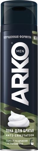 Пена для бритья ARKO Men Antı-irritation, 200мл, картинка