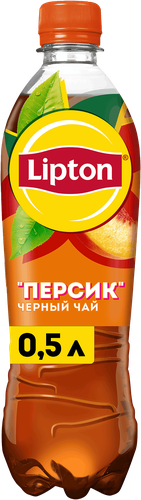 Напиток LIPTON Освежающий чай со вкусом персика негазированный, 0.5л, вид