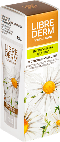 Пилинг-скатка для лица LIBREDERM Herbal Care, с ромашкой, 75мл, фото