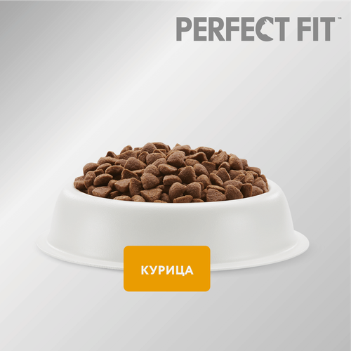 Корм сухой для стерилизованных кошек Perfect Fit с курицей, 650г, фото