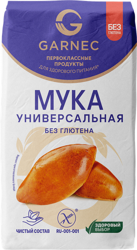 Мука безглютеновая GARNEC Универсальная, 600г, фотография