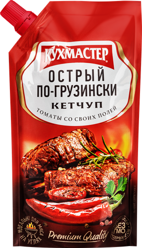 Кетчуп КУХМАСТЕР По-грузински острый, 260г, детальное фото