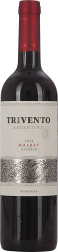 Вино TRIVENTO Reserva Мальбек сортовое ординарное красное сухое, 0.75л, фото