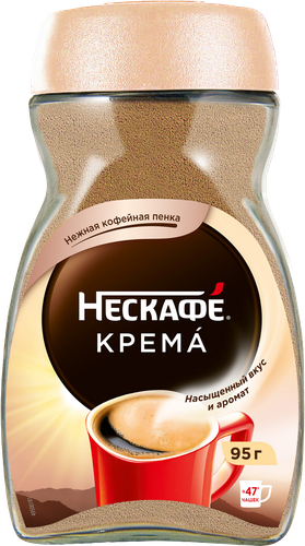 Кофе растворимый НЕСКАФЕ Classic Crema натуральный порошкообразный, 95г, детальное фото