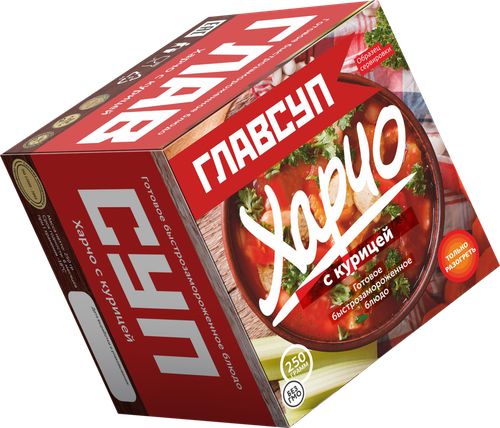 Суп ГЛАВСУП Харчо с курицей, 250г, изображение