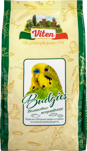 Корм для волнистых попугаев VITEN, 500г, фото