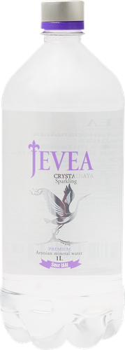 Вода минеральная JEVEA Crystalnaya природная столовая газированная, 1л, фотография