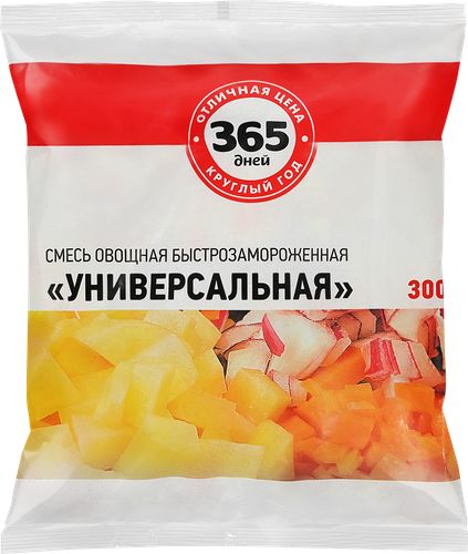 Смесь овощная 365 ДНЕЙ Универсальная, 300г, картинка