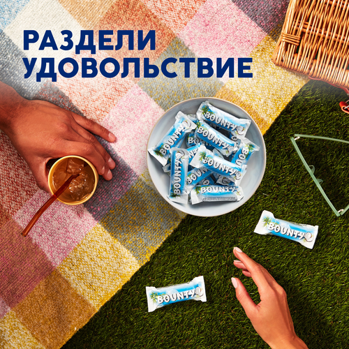 Конфеты шоколадные BOUNTY с нежной мякотью кокоса, весовые, фото