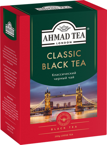 Чай черный AHMAD TEA Классический листовой, 200г, фото
