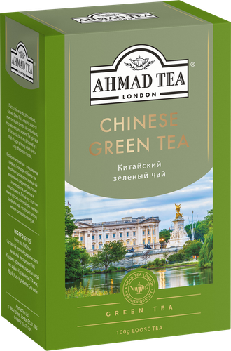 Чай зеленый AHMAD TEA Китайский листовой, 100г, изображение