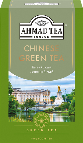 Чай зеленый AHMAD TEA Китайский листовой, 100г, вид
