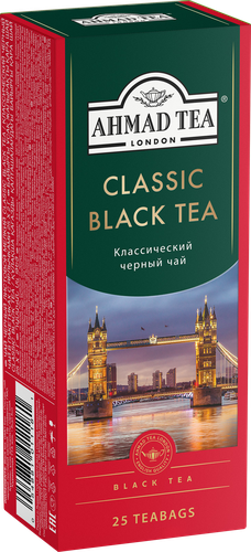 Чай черный AHMAD TEA Классический, 25пак, детальное фото