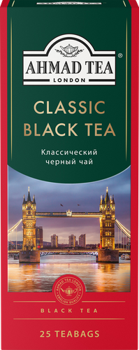 Чай черный AHMAD TEA Классический, 25пак, картинка
