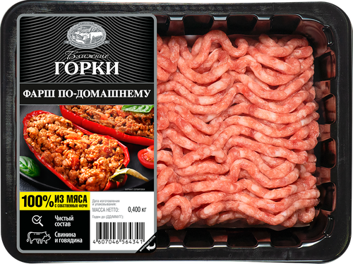 Фарш БЛИЖНИЕ ГОРКИ По-домашнему, 400г, детальное фото