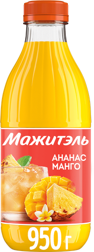 Напиток сывороточный МАЖИТЭЛЬ J7 Ананас, манго, без змж, 950г, фотография