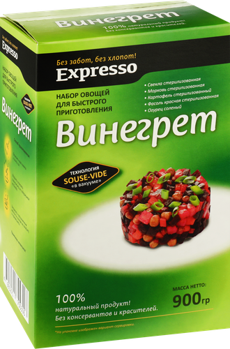 Набор овощей для салата Винегрет, 900г, фотография