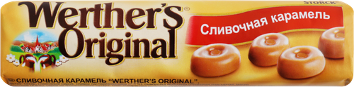 Карамель WERTHER'S ORIGINAL сливочная, 50г, крупный план