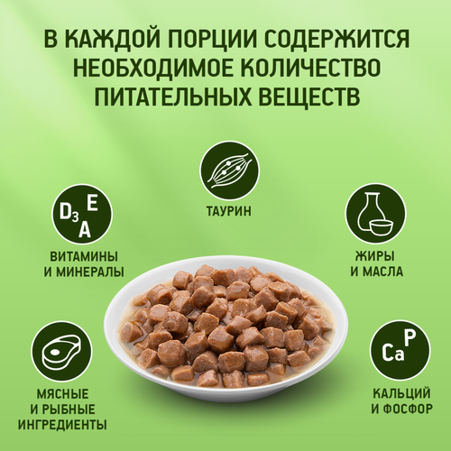 Корм консервированный для кошек KITEKAT с сочными кусочками рыбы в соусе, 85г, изображение