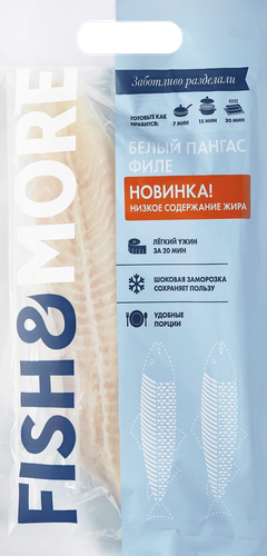 Пангасиус FISH&MORE филе б/к в/у, изображение