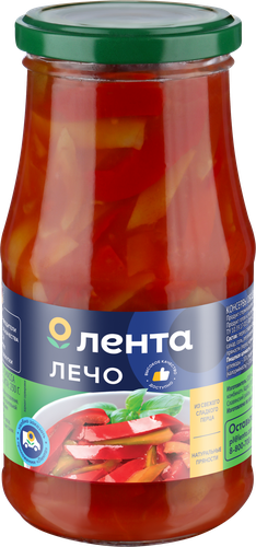 Лечо ЛЕНТА, 520г, вид