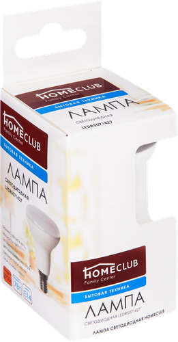 Лампа светодиодная HOMECLUB R50 E14 7Вт теплый Арт. LEDR5071427, крупный план