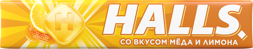 Карамель леденцовая HALLS Мед и лимон, 25г, вид