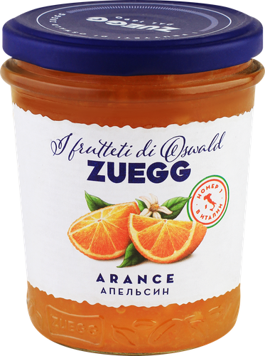 Десерт фруктовый ZUEGG мармелад Апельсин, экстра, 330г, крупный план