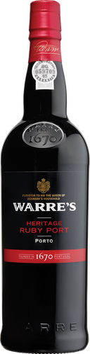Вино крепленое ликерное WARRE'S Heritage Руби ординарное крепкое портвейн, 0.75л, изображение