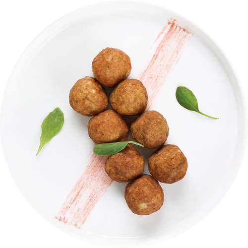 Фрикадельки куриные ЛЕНТА FRESH, весовые, вид