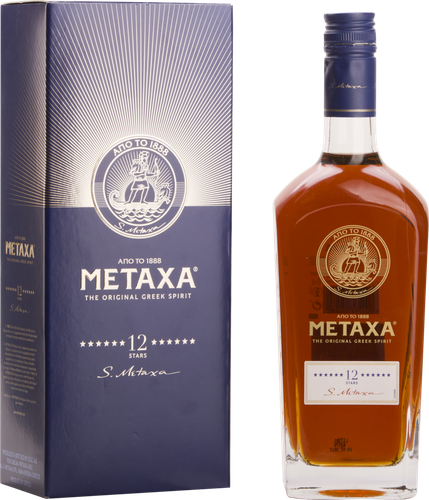Напиток спиртной METAXA 12 лет, 40%, 0.7л, изображение