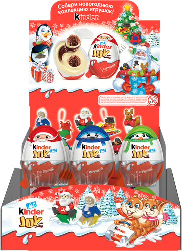 Изделие кондитерское KINDER Joy с хрустящими шариками и игрушкой, 20г, изображение