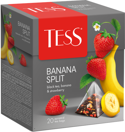 Чай черный TESS Banana Split, 20пир, фото