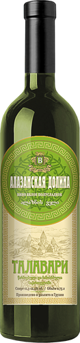 Вино ТАЛАВАРИ Алазанская долина белое полусладкое, 0.75л, детальное фото