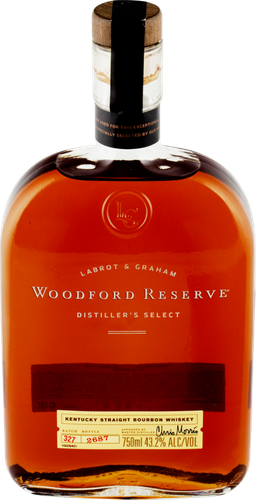 Виски WOODFORD RESERVE Bourbon Whiskey, 43,2%, 0.75л, фотография
